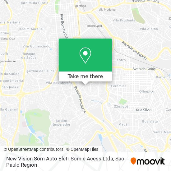 Mapa New Vision Som Auto Eletr Som e Acess Ltda
