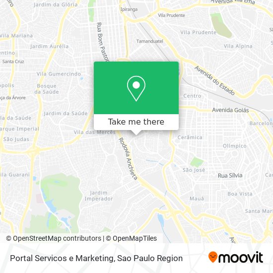 Mapa Portal Servicos e Marketing