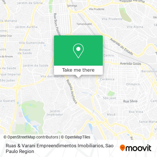 Ruas & Varani Empreendimentos Imobiliarios map