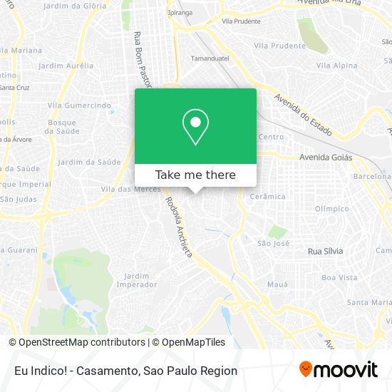 Eu Indico! - Casamento map