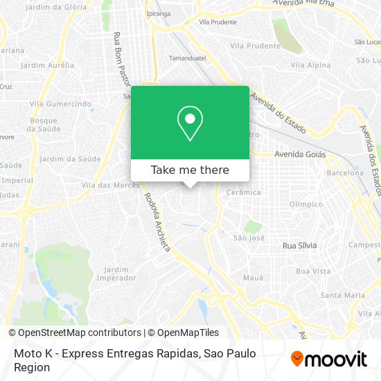 Mapa Moto K - Express Entregas Rapidas