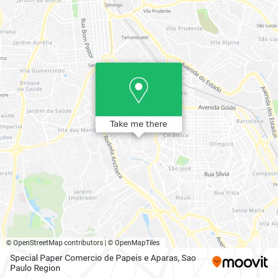 Mapa Special Paper Comercio de Papeis e Aparas