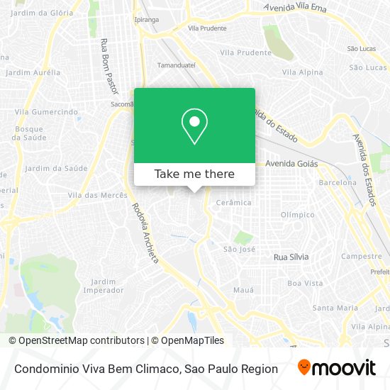 Condominio Viva Bem Climaco map