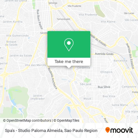 Mapa Spa's - Studio Paloma Almeida