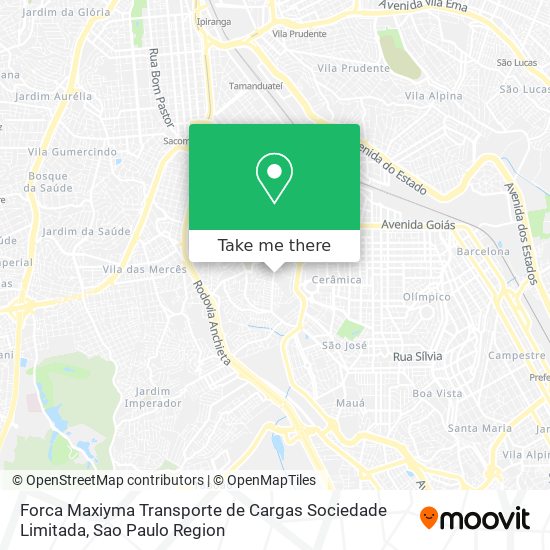 Forca Maxiyma Transporte de Cargas Sociedade Limitada map