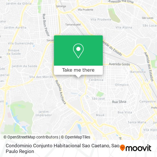 Condominio Conjunto Habitacional Sao Caetano map