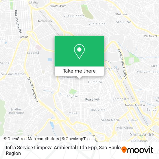 Infra Service Limpeza Ambiental Ltda Epp map