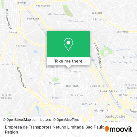 Empresa de Transportes Netuno Limitada map