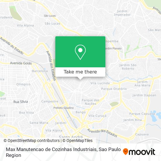 Max Manutencao de Cozinhas Industriais map
