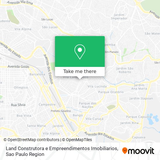 Land Construtora e Empreendimentos Imobiliarios map