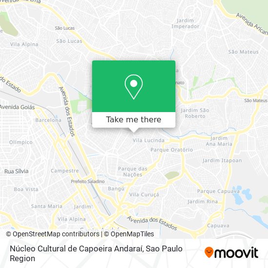 Núcleo Cultural de Capoeira Andaraí map