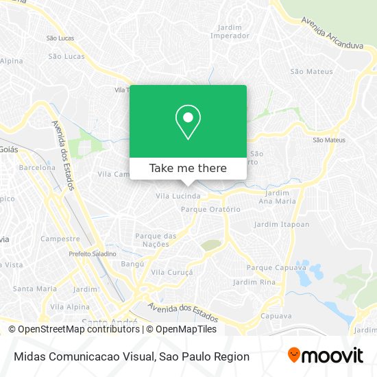 Midas Comunicacao Visual map