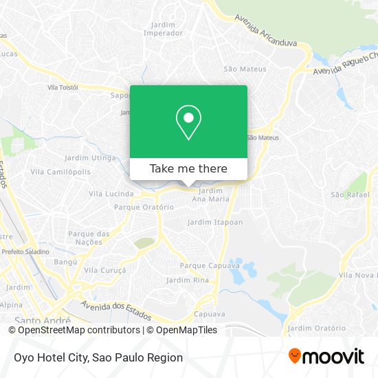 Oyo Hotel City map