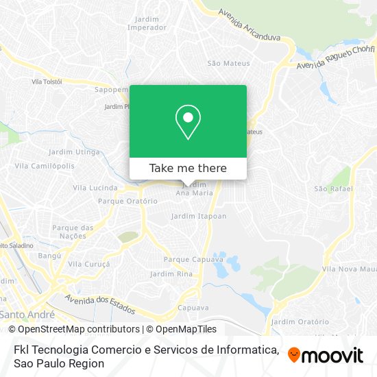 Mapa Fkl Tecnologia Comercio e Servicos de Informatica