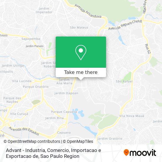 Advant - Industria, Comercio, Importacao e Exportacao de map