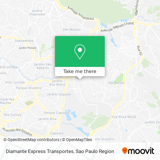 Diamante Express Transportes map