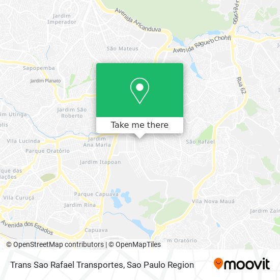 Trans Sao Rafael Transportes map