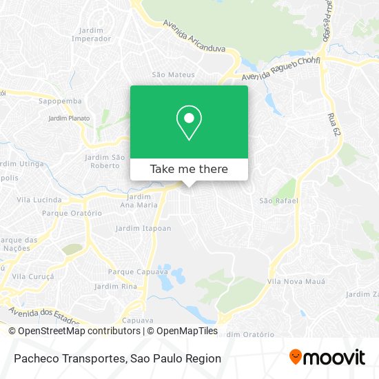 Pacheco Transportes map