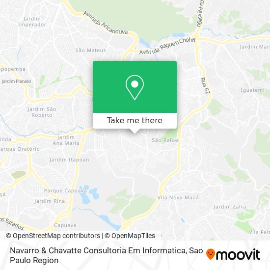 Mapa Navarro & Chavatte Consultoria Em Informatica