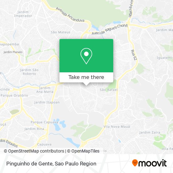 Mapa Pinguinho de Gente