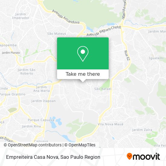 Empreiteira Casa Nova map