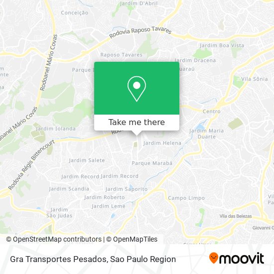 Gra Transportes Pesados map