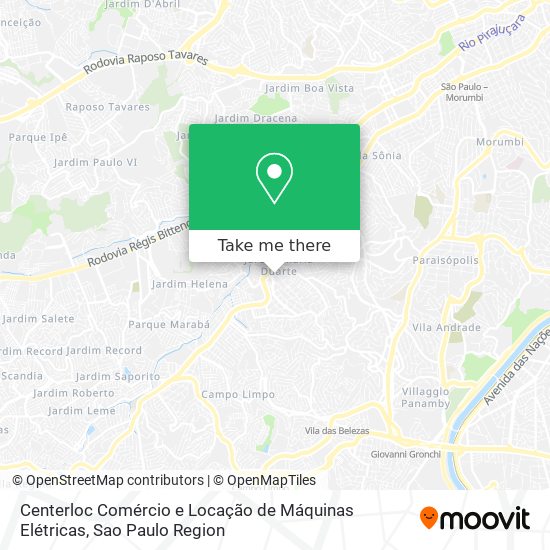 Centerloc Comércio e Locação de Máquinas Elétricas map