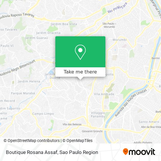 Boutique Rosana Assaf map