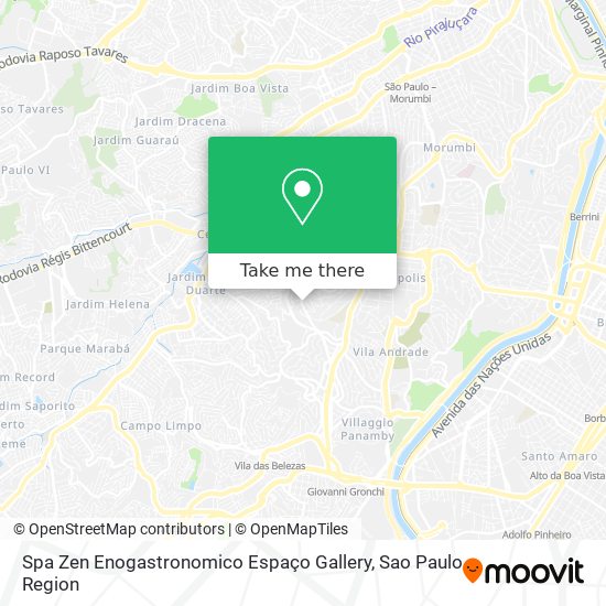 Spa Zen Enogastronomico Espaço Gallery map