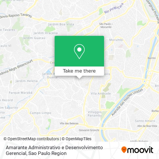Amarante Administrativo e Desenvolvimento Gerencial map