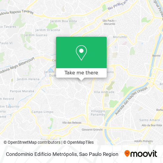 Condomínio Edifício Metrópolis map