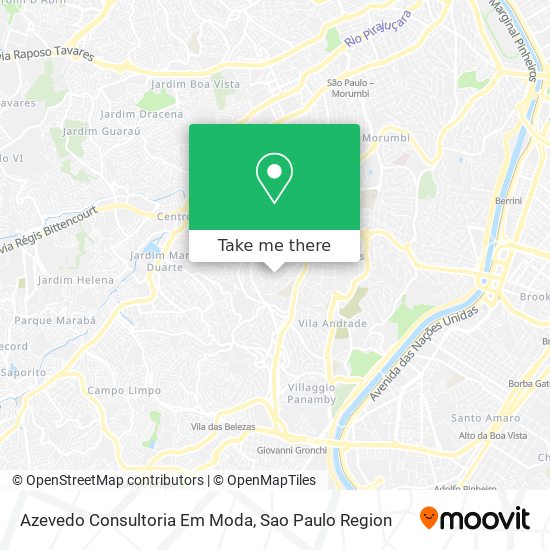 Mapa Azevedo Consultoria Em Moda