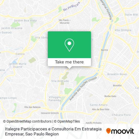 Mapa Italegre Participacoes e Consultoria Em Estrategia Empresar