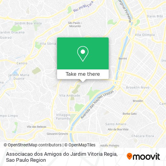 Associacao dos Amigos do Jardim Vitoria Regia map
