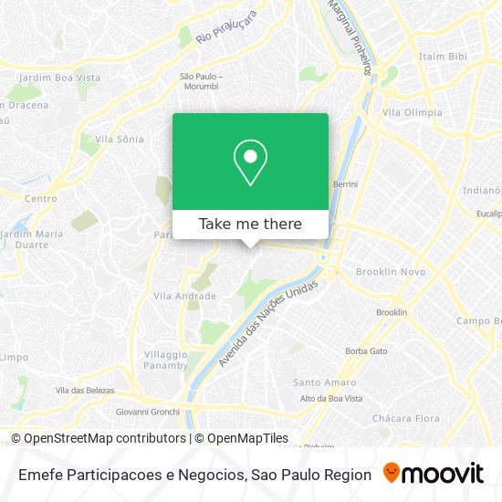 Emefe Participacoes e Negocios map