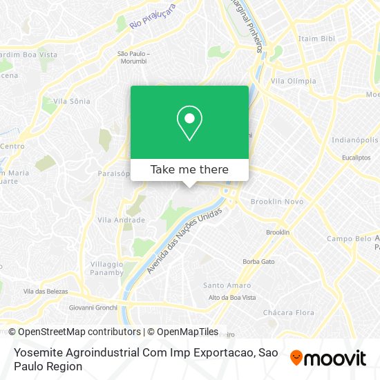 Mapa Yosemite Agroindustrial Com Imp Exportacao