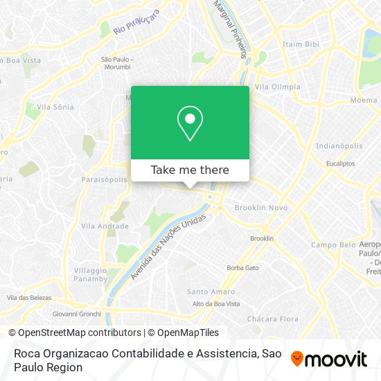 Roca Organizacao Contabilidade e Assistencia map