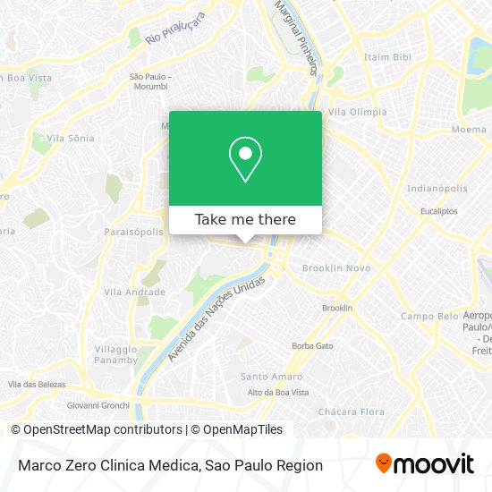 Mapa Marco Zero Clinica Medica