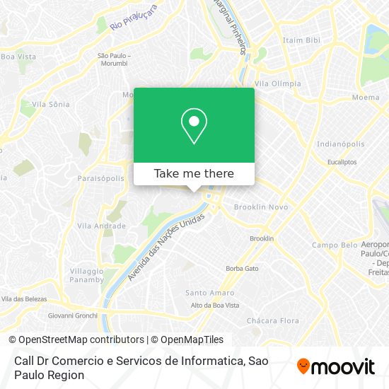 Mapa Call Dr Comercio e Servicos de Informatica