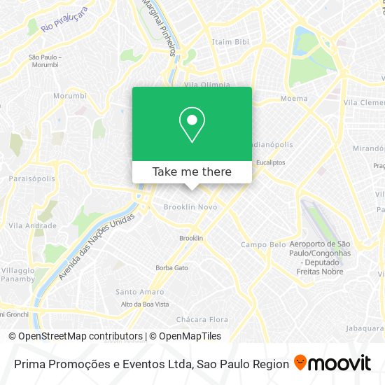 Prima Promoções e Eventos Ltda map