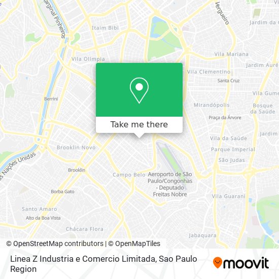 Mapa Linea Z Industria e Comercio Limitada