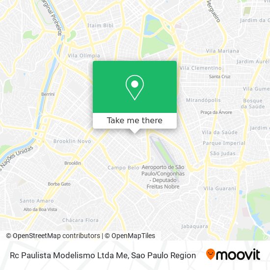 Mapa Rc Paulista Modelismo Ltda Me