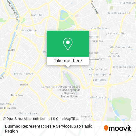 Mapa Busmac Representacoes e Servicos