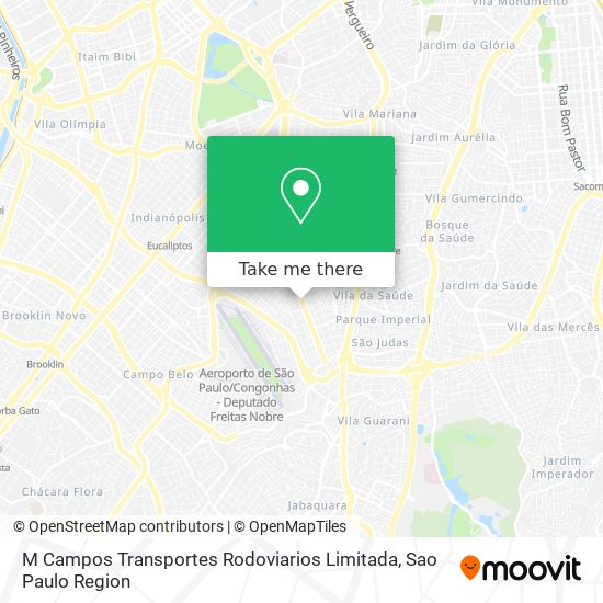 M Campos Transportes Rodoviarios Limitada map