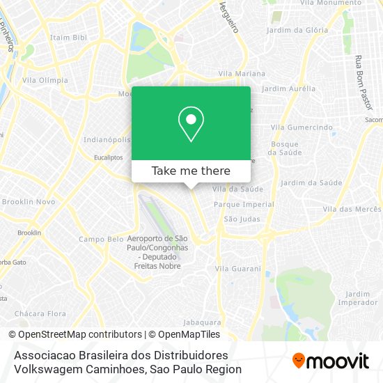 Mapa Associacao Brasileira dos Distribuidores Volkswagem Caminhoes