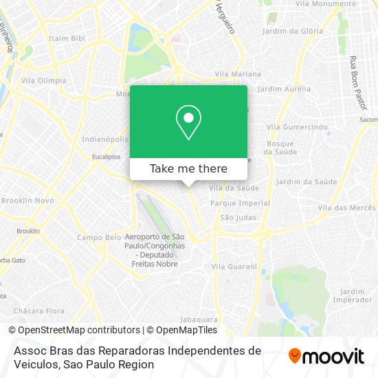 Mapa Assoc Bras das Reparadoras Independentes de Veiculos