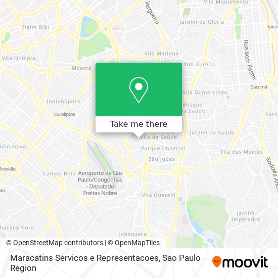 Maracatins Servicos e Representacoes map