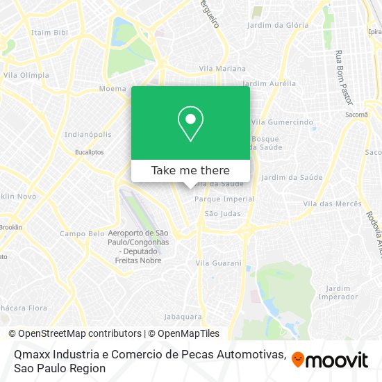 Mapa Qmaxx Industria e Comercio de Pecas Automotivas