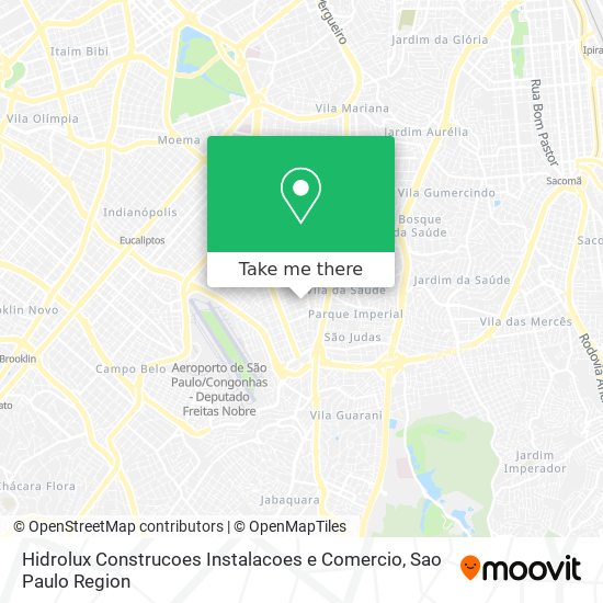 Hidrolux Construcoes Instalacoes e Comercio map