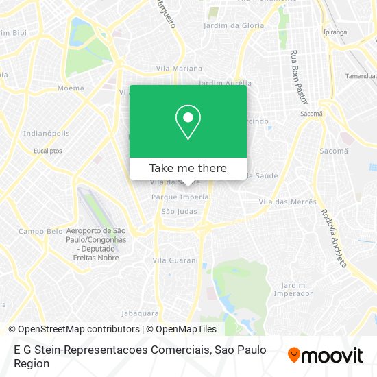 E G Stein-Representacoes Comerciais map